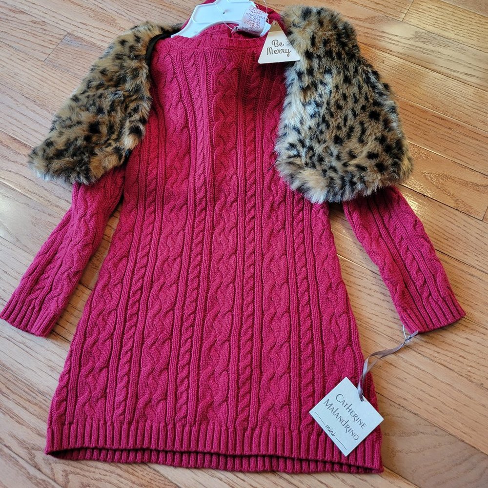 NWT Size 24 Months Three Piece Set - Dress, Hat and Vest